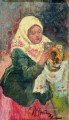 クルスク・ギュベルニアのクレストニー・ホド行列の絵のためのスケッチ イリヤ・レーピン